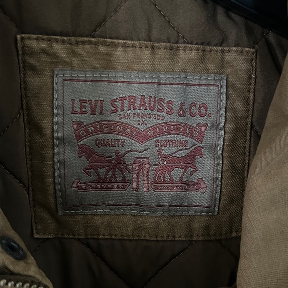 Levi's Brown Lightweight Shirt Jacket Utility Style - Picture 2 of 2